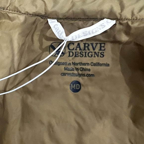 Carve Designs Woman’s Quilted Khaki Jacket - Picture 6 of 7